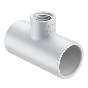 Spears Schedule 40 PVC Reducing Tee, SOCXFPT