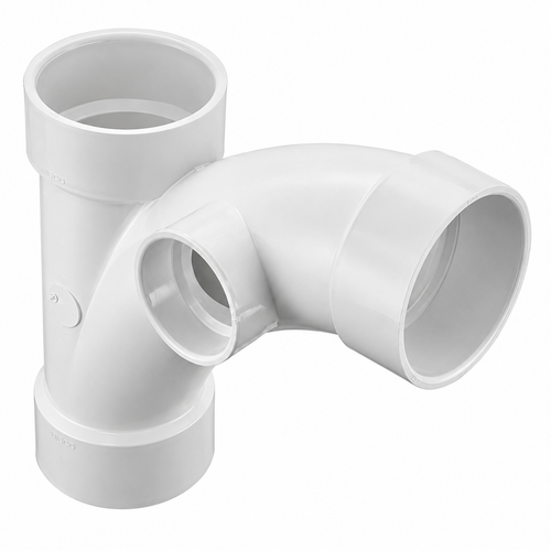 Spears PVC DWV Combination Wye & 1/8 Bend Fitting