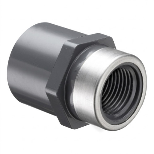 Spears Schedule 80 PVC Reducing Female Adapter, Socket x FPT