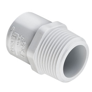 Spears PVC Schedule 40 Reducing Male Adapter, MPT x Socket