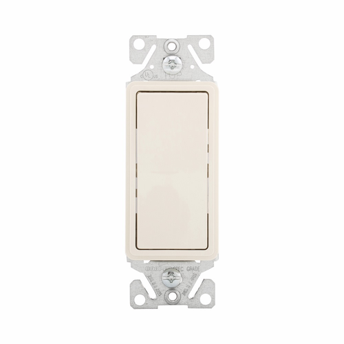 Eaton Standard Grade Decorator Single-Pole Switch, Thermoplastic