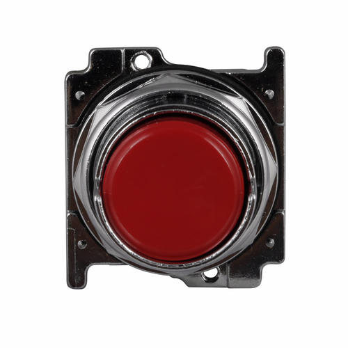 Eaton 30.5 mm Heavy-Duty Non-Illuminated Momentary Pushbutton, Chrome Bezel