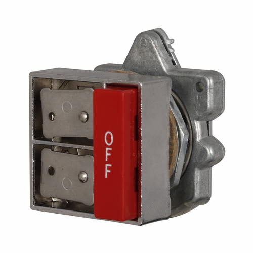 Eaton E30 Series 30.5mm Square Multifunction Two-Button Operator, Non-Illuminated