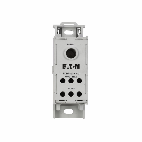 Eaton Enclosed Power Distribution Block, Single-Pole, 570A