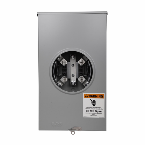 Eaton Ringless Residential Meter Socket, 200A Single-Phase, Over/Under Feed