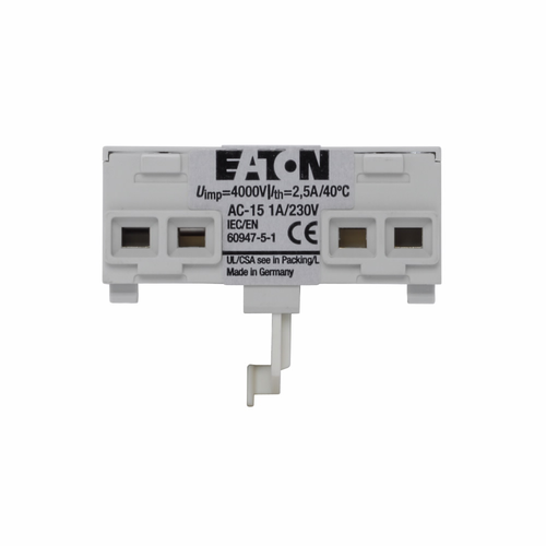 Eaton Auxiliary Contact for Manual Motor Protectors, 1NO-1NC Configuration