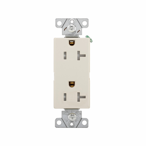 Eaton Heavy-Duty Industrial Specification Grade Decorator Duplex Receptacle