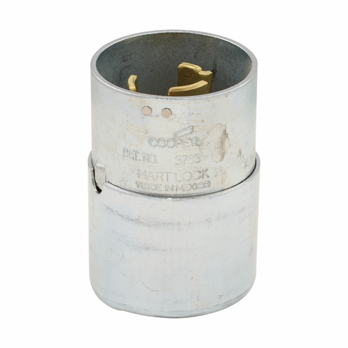 Eaton Industrial 50A Locking Plug, Armored Steel Construction