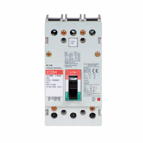 Eaton EG-Frame Molded Case Circuit Breaker, Series G, Three-Pole