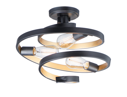 Maxim Lighting MAX-12230 Twister 3-Light Semi-Flush Mount