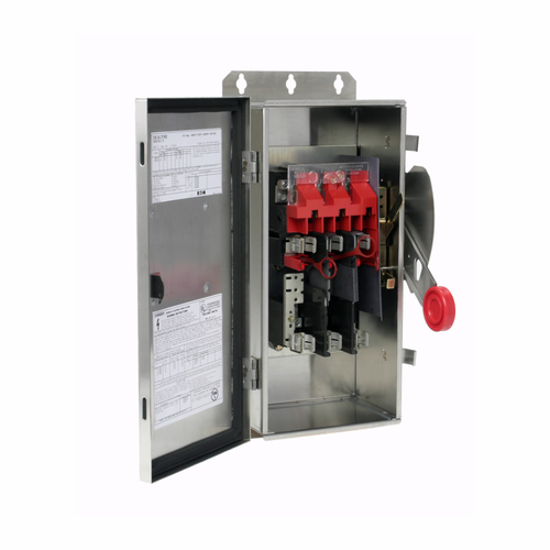 Eaton DH Heavy-Duty Stainless Steel Three-Pole Safety Switch
