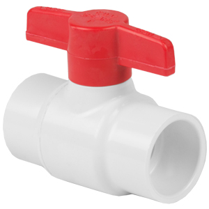 Spears Socket PVC Cold Water Ball Valve, EPDM Seals