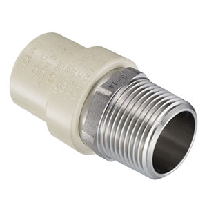 Spears CPVC to Stainless Steel Transition Male Adapter (TMS Series)