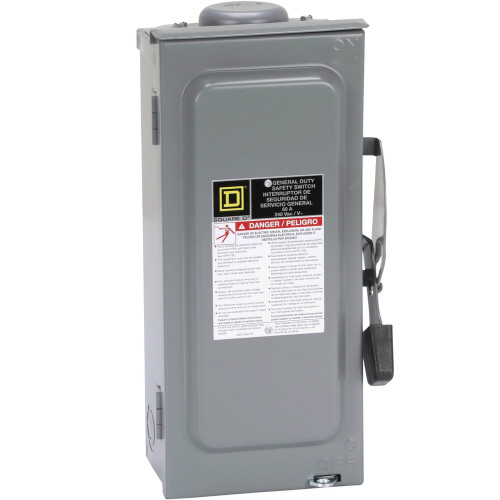 Square D General Duty Fusible Safety Switch, Type R Enclosure