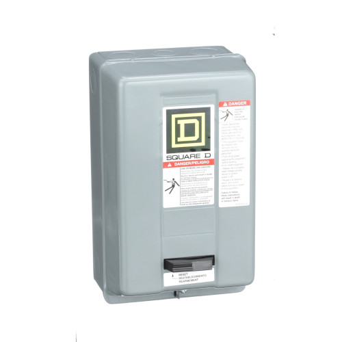 Square D 8536S-AG12V08 Type S NEMA Size 1 Nonreversing Motor Starter, 460VAC