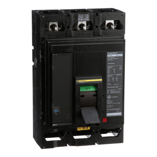 Square D PowerPacT M-Frame 800A 3-Pole Circuit Breaker, 600VAC, Electronic Trip