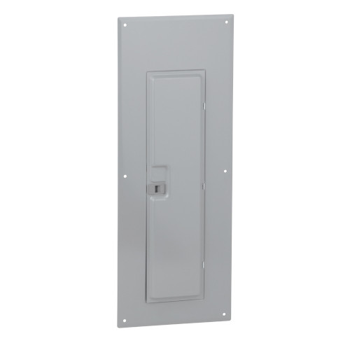 Square D QO Replacement Cover, Flush, Gray for 42-Space Load Center with QDL Main Breaker