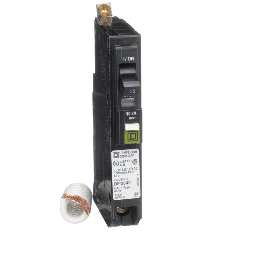 Square D QO Series Miniature Circuit Breaker, Combination Arc-Fault (CAFI)