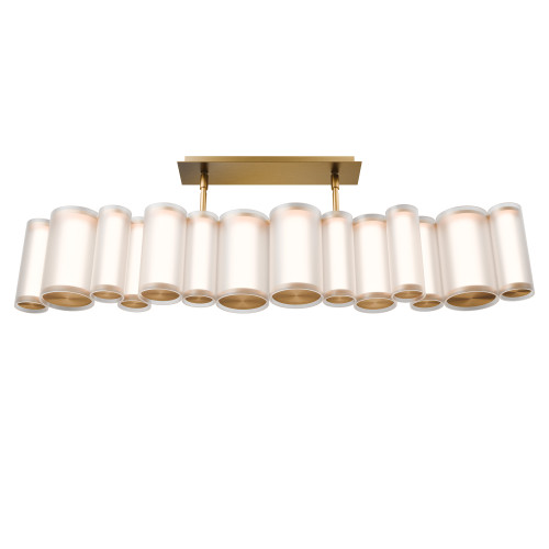 WAC Lighting PD4196 Troop 4-CCT LED Linear Pendant, Aluminum