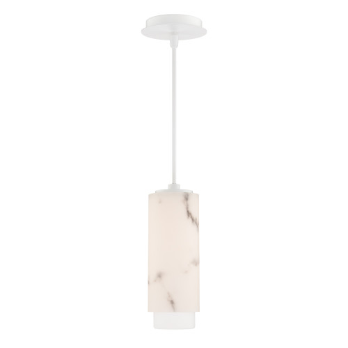 WAC Lighting PD-495 Aragon 4-CCT LED Mini-Pendant, Faux Alabaster
