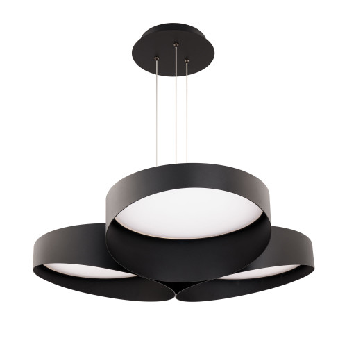 WAC Lighting PD-545 Triolet 4-CCT LED Pendant, Aluminum