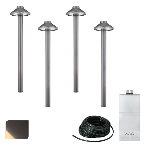 WAC Lighting 6511-KIT Interpath LED 12V Path Light, K-Alloy Aluminum, IP66