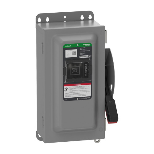 Square D VisiPacT Heavy Duty Fused Safety Switch, 3-Pole