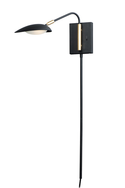 Maxim Lighting MAX-21691 Scan 1-Light LED Pin-Up Wall Sconce