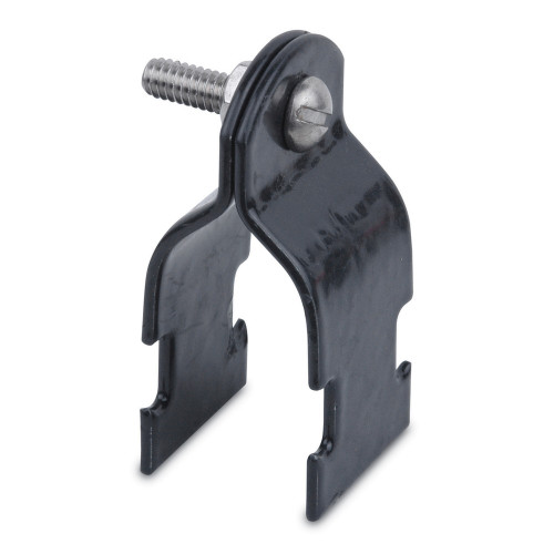 ABB PVC-Coated Steel Strut Pipe Strap, Gray