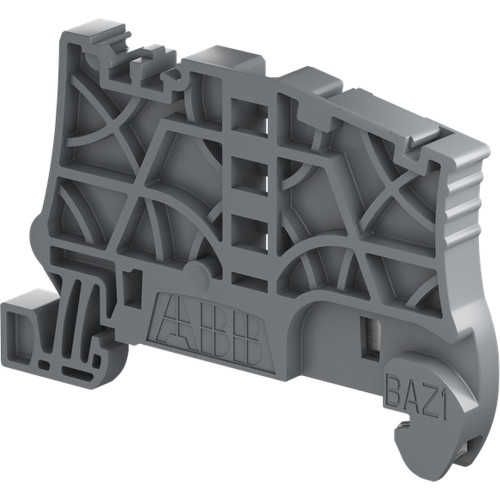 ABB BAZ1 Polyamide Terminal Block End Stop, Dark Grey