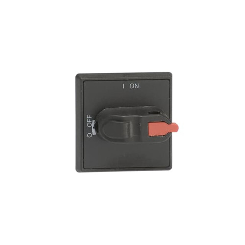 ABB OHBS3PH Black Door-Mount Snap-On Selector Handle