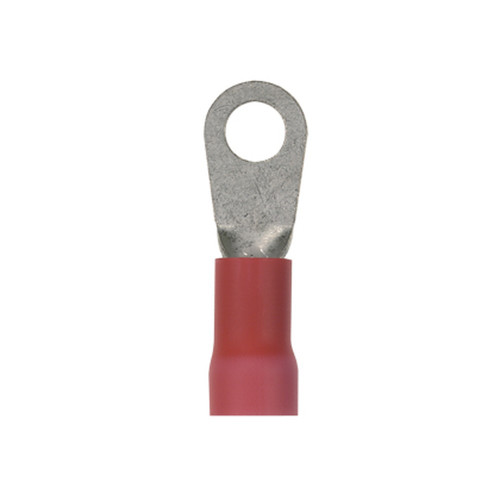 Panduit Pan-Term PV8 Series Vinyl-Insulated Ring Terminal, 8 AWG