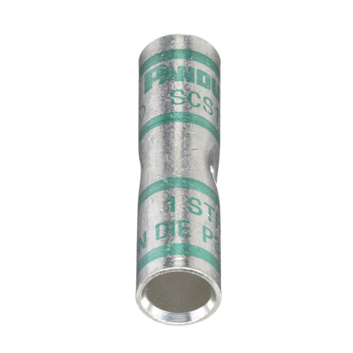 Panduit Pan-Lug SCS1-E Series Compression Splice, Tin-Plated Copper