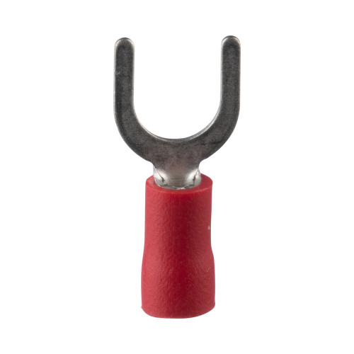 Panduit StrongHold Vinyl-Insulated Fork Terminal, Copper