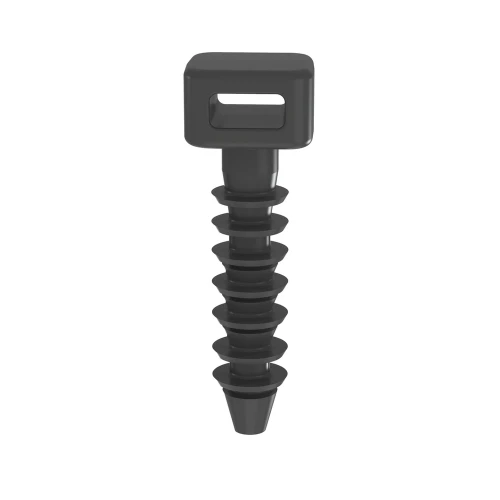Panduit MPMH38-L0 Masonry Push-Barb Cable Tie Mount, Nylon 6.6