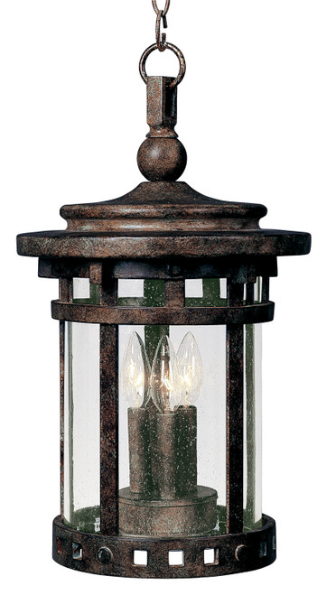 Maxim Lighting Santa Barbara Cast 3-Light Outdoor Hanging Lantern