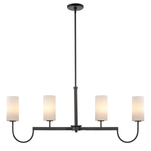 Maxim Lighting MAX-32004 Town & Country 4-Light Linear Chandelier