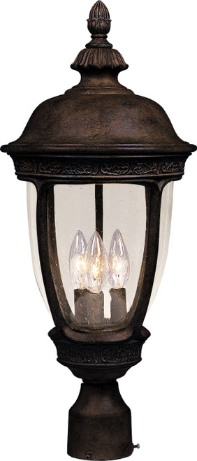 Maxim Lighting Knob Hill Cast 3-Light Outdoor Pole/Post Lantern MAX-3460