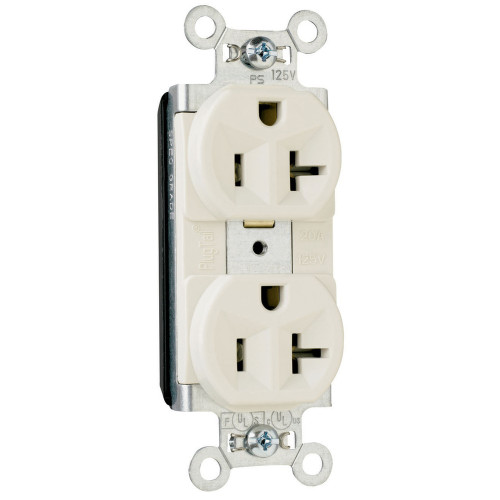 Pass & Seymour PlugTail 20A 125V Spec-Grade Duplex Receptacle