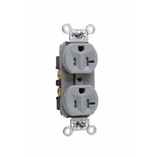 Pass & Seymour TR5362 20A Tamper-Resistant Spec-Grade Duplex Receptacle