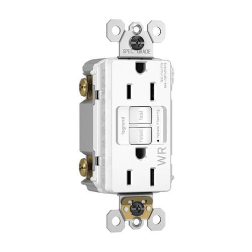 Pass & Seymour 1597 Self-Test Tamper-Resistant Weather-Resistant Duplex GFCI Receptacle