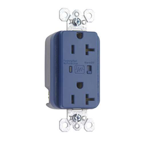 Pass & Seymour Extra Heavy-Duty Spec-Grade Surge Protective Duplex Receptacle, 20A 125V