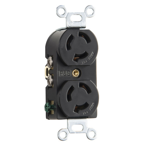 Pass & Seymour NEMA L615 Turnlok Duplex Receptacle