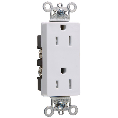 Pass & Seymour Spec-Grade Tamper-Resistant Decorator Duplex Receptacle