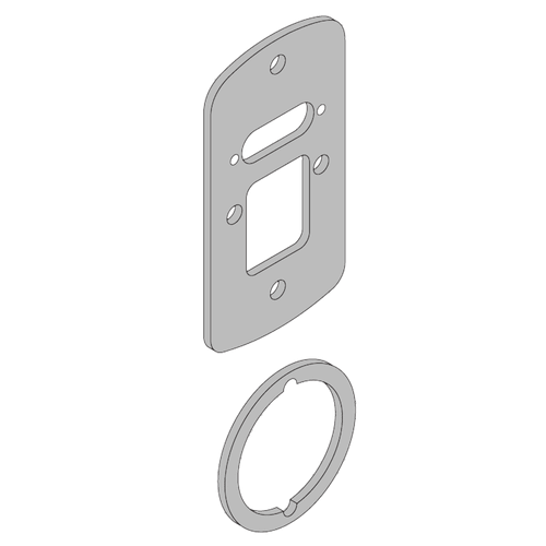Schlage Electronics 23599368-626 CO Series Interior Shim Plate .063 Thick in Satin Chrome