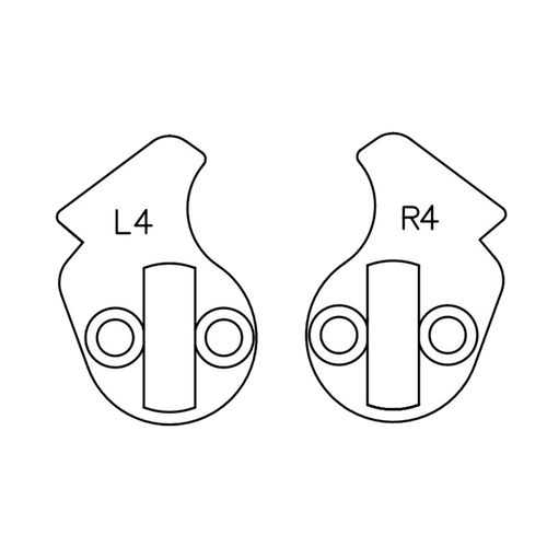 Falcon 5621-STD MA Cam for Conventional Mortise Cylinder, MA381 Outside