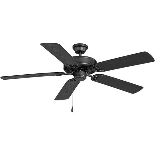 Maxim Lighting Basic-Max 52" Outdoor Black Fan