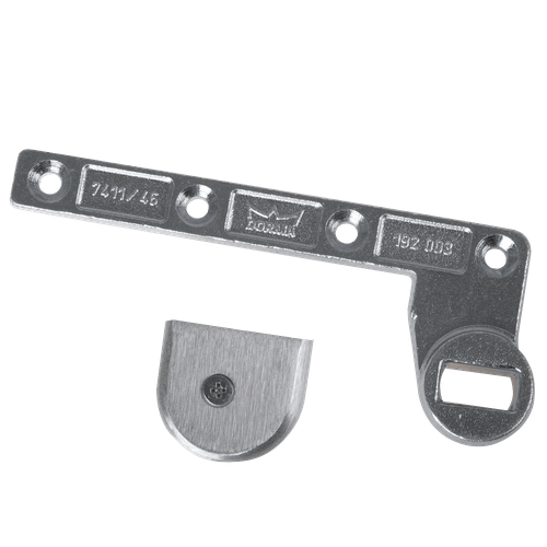 Dormakaba 75323 RH Standard and Heavy-Duty Bottom Arm, 3/4" Offset Hung with Cover Cap, Right-Handed, Satin Brass