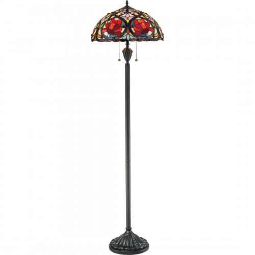 Quoizel  Traditional Floor Lamp Tiffany 18"D QZL-TF879F