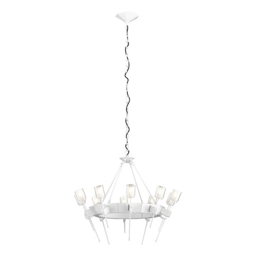 Hubbardton Forge HUB-101525 Echo 10-Light Circular Chandelier